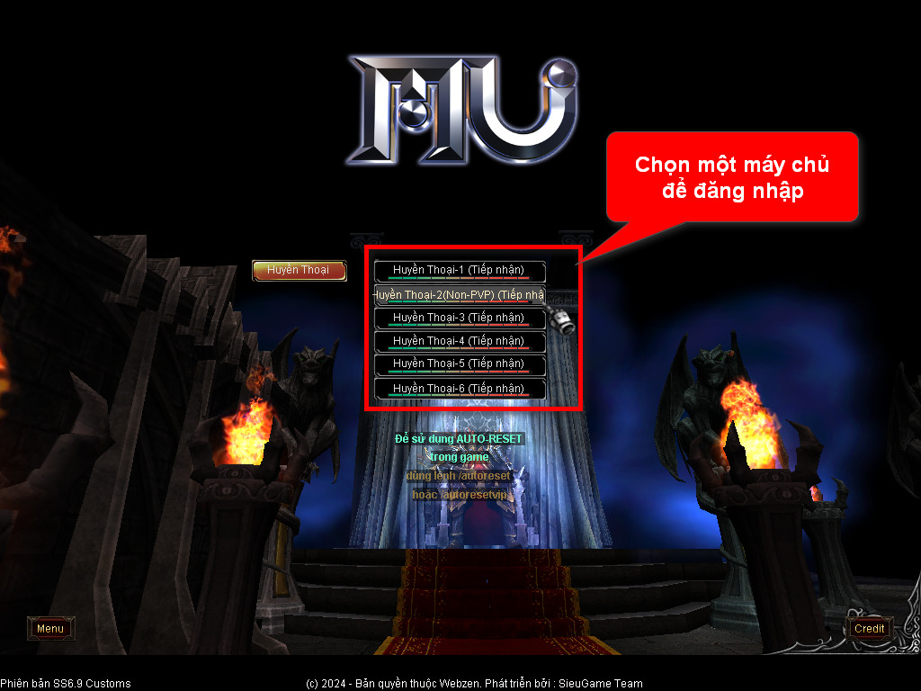 Chức năng chính của Game MU Thần Vũ Chức năng chính của Game MU Thần Vũ