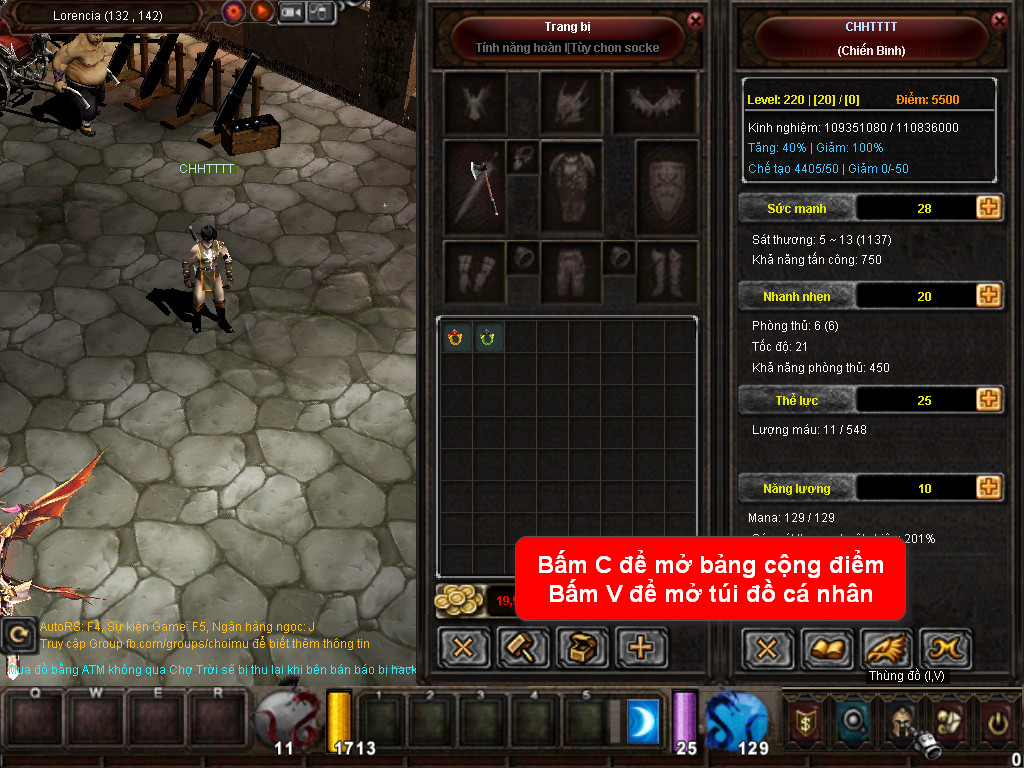 Chức năng chính của Game MU Thần Vũ Chức năng chính của Game MU Thần Vũ